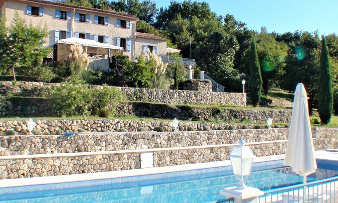 Grasse Villa | The charm, tranquility and space of a park of 2 hectards, the heated pool.