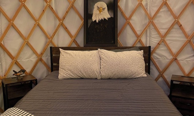 Seward Apartment | The Eagles Nest yurt just outside of town