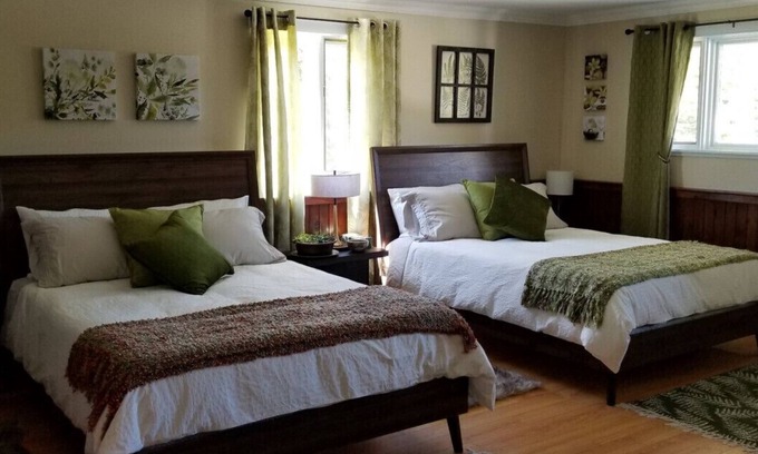 Trinity Bed & Breakfast | The Evergreen Suite-with Private Balcony!