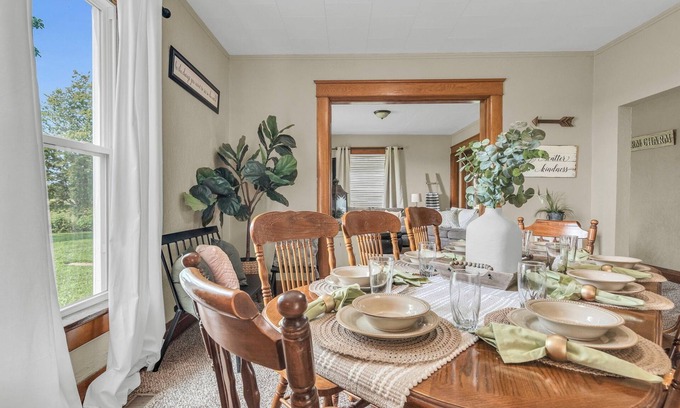 Faucett Other | The Farmhouse offers beautiful country views and plenty of space!