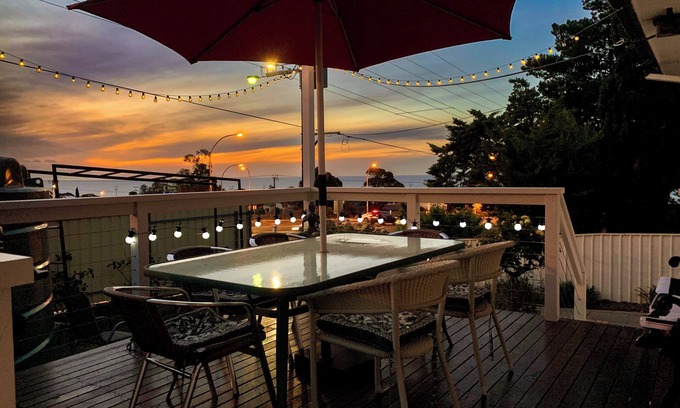 Seacliff Park House | The Garden POOL & SPA housenBy the ocean