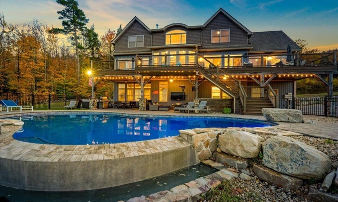 Gilford House | The Hideaway : Mountain Home with Sweeping Lake & Mountain Views !