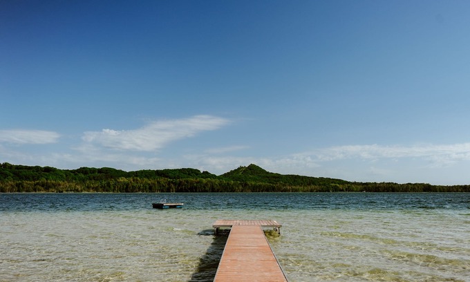 Cedar Cottage | The Irwin Cottage on Little Traverse Lake, Sandy beach, kayak