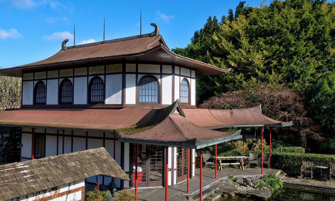 Tollard Royal House | The Japanese Pavilion, set within the Cranborne Chase