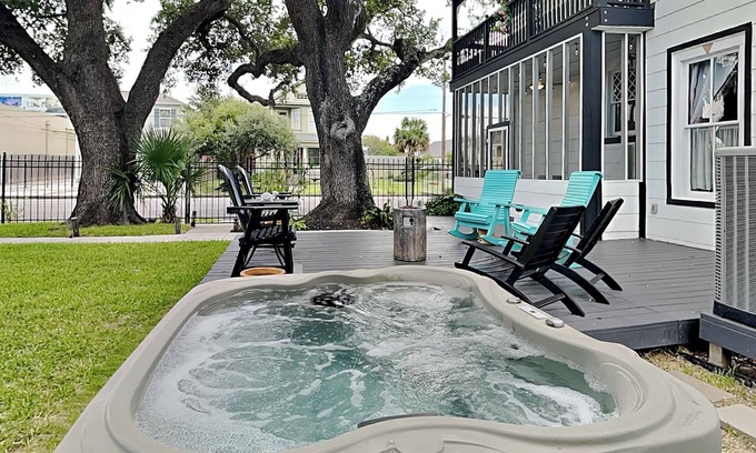 Galveston House | The Korner Store | Historic Home, Hot Tub