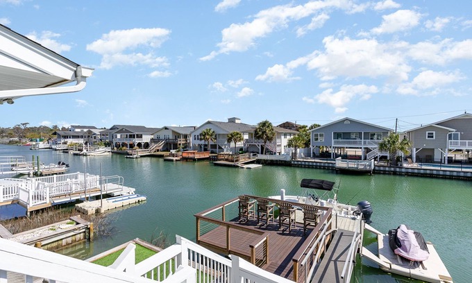 North Myrtle Beach House | The Leatherback Lodge! Channel front home!