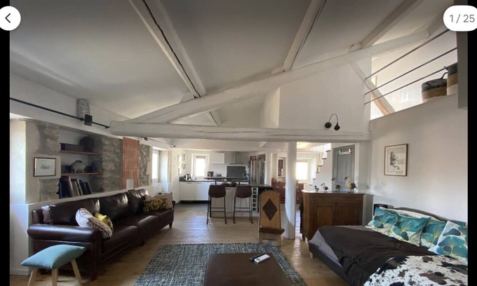 Faubourg Apartment | The Loft in a cosy duplex for 2 to 5 people, air-conditioned