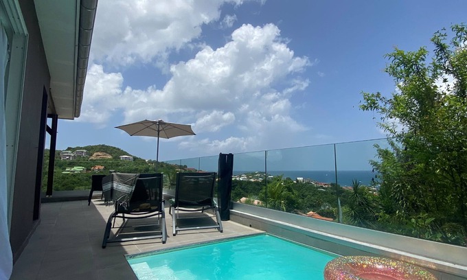 Trois-Ilets Villa | THE MAGNIFICENT GLACY VILLAS PANORAMA SEA VIEW THREE ILETS