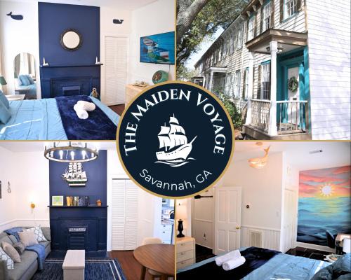 Savannah Victorian District Apartment | The Maiden Voyage - Themed Getaway, Steps to Forsyth, King Bed, Grill, Games, Picnic Basket
