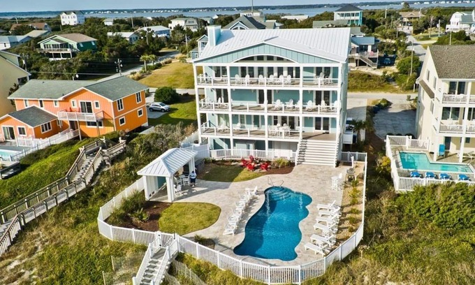 Emerald Isle House | The Nautilus, Oceanfront house in Emerald Isle, NC!