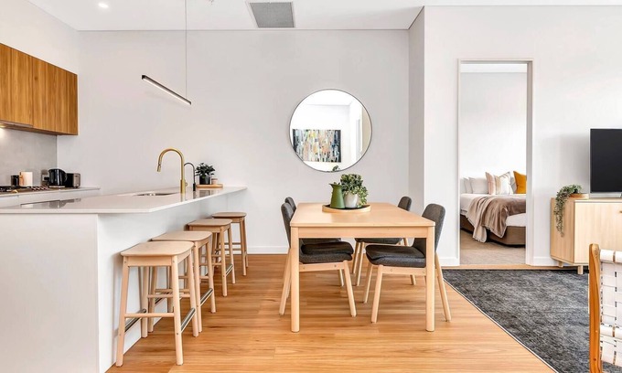 Parkside Apartment | The Outlook Light filled Nordic Contemporary
