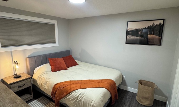 Prince George Apartment | The Paddle On Inn! A canoe-themed basement suite with all the modern finishes!