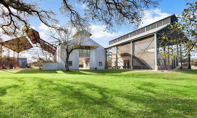 Kyle House | The Plant at Kyle I Pool, Architectural Landmark