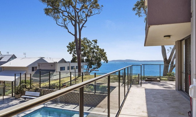 Nelson Bay Apartment | The Poplars, 2,36 Magnus Street - Comfortable Unit With Air Conditioning and Wi-Fi