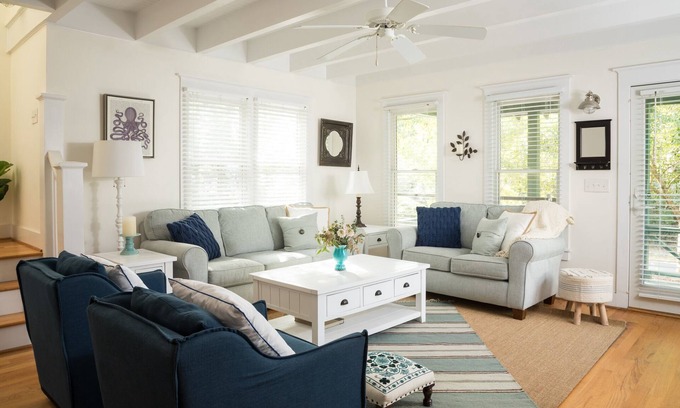 Cape Fear Station Cottage | The Surf Shack BHI; 2BR beach cottage on East Beach!