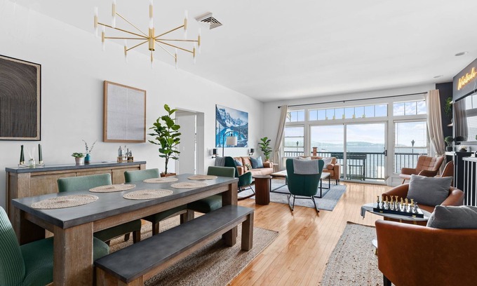 Colchester House | The Westside - Hot tub, Private Beach & Dock. Pet-friendly!