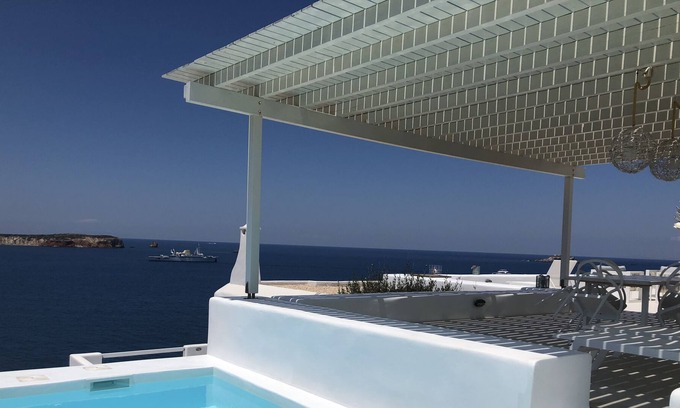 Nea Cryssi Akti Villa | Thea Villas 3, Breathtaking View to the Sea&Sunset, private pool