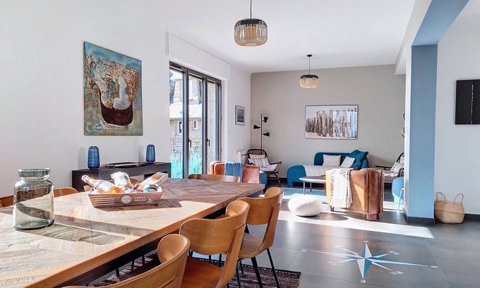 Courtoisville-Sillon-Moka House | Thermarine, villa facing the Thermes Marins and 80m from the beach