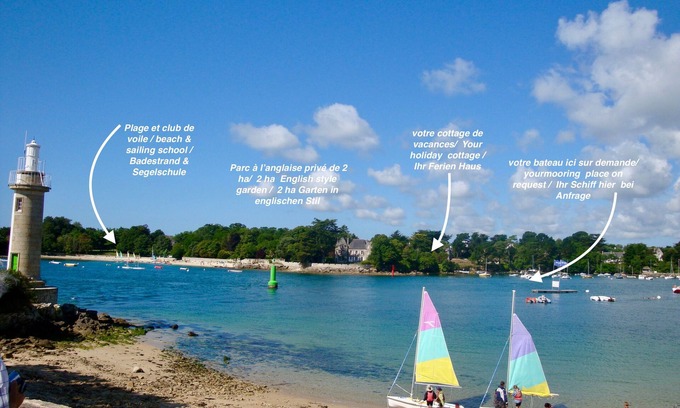 Combrit House | This fisherman-gardener house by the sea offers a breathtaking view!