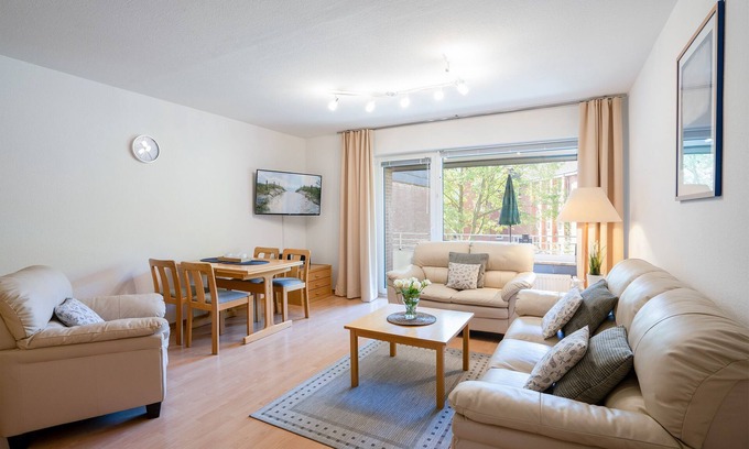 Haffkrug Apartment | This lovingly furnished approx.
