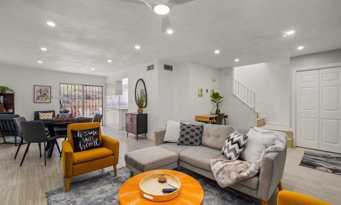 El Paso House | This Spanish-style condo has been stylishly outfitted for your El Paso stay
