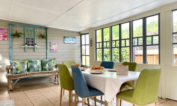 La Riviere Saint-Louis House | TI KAZ VACOAS, beautiful Creole kaz in the south of the island