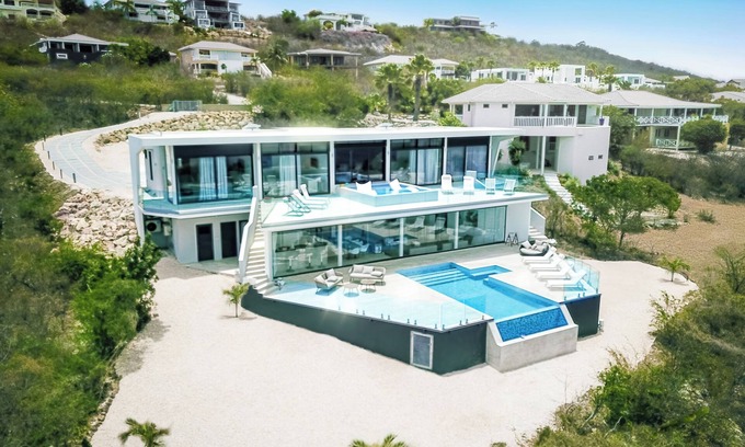 St. Marie Villa | TOP LUX Villa ESCAPE-180°sea view,4min beach,2 pools, CORAL ESTATE Resort See 🎥