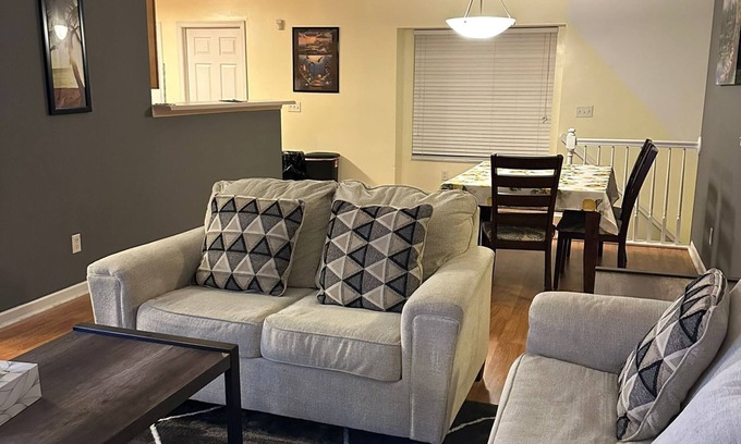 Mason Condo | Tranquil 2-bedroom 2-bath condo with AC in charming Mason