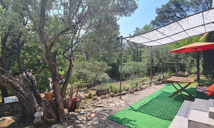 Lorgues House | Tranquillity, Olive trees, misted terrace, wifi, air-conditioned