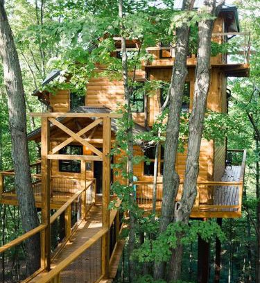 Millersburg House | Treehouse #3 by Amish Country Lodging