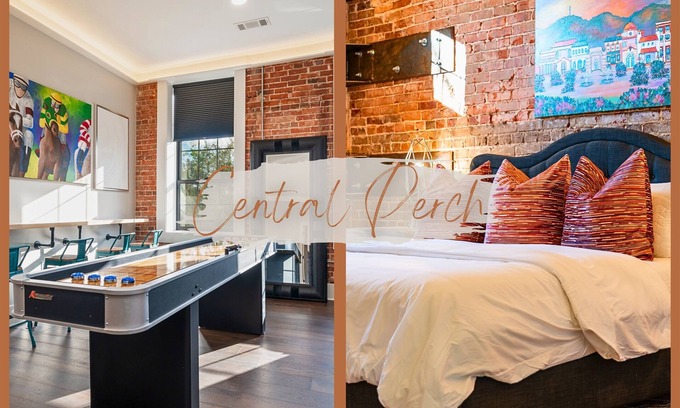 Hot Springs House | Trendy Urban Loft Space | Fireplace | 4 BDR