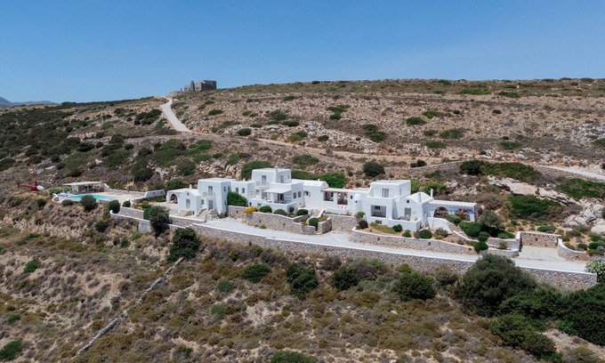 Paros Villa | Triad Villas · Panoramic three villa complex with
