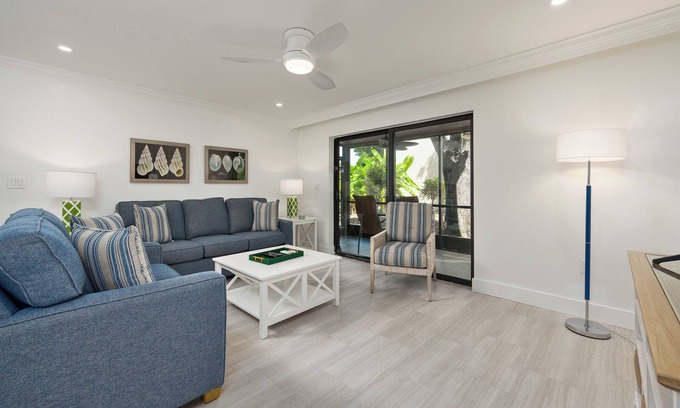 Sanibel Condo | Tropical Garden View 2 bedroom, 2 bath at Sanibel Moorings Resort #441