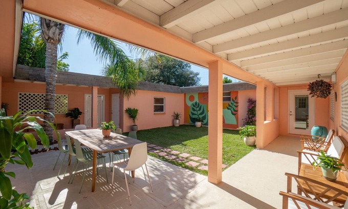 Cocoa Beach House | Tropical Oasis - 1 block to beach - close to downtown