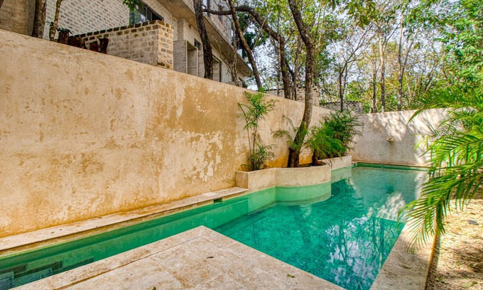 Zama Hotel | Tropical retreat with a balcony, plunge pool, AC, and lovely views - pool access