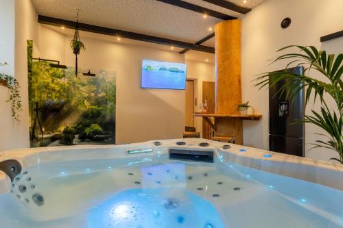 Budesheim Apartment | Tropical Wellness Suite I Sauna I Whirlpool I Hot Tub I TV I BBQ