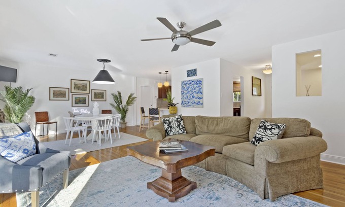 Gulf Hills House | Twin Palms - water views! close to downtown Ocean Springs! With game room & dock