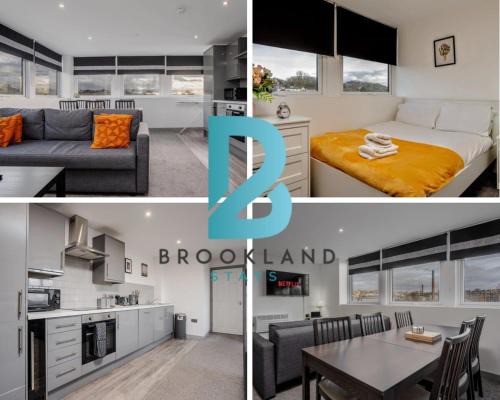 Yeadon Apartment | Two-Bedroom Serviced Flat by Brookland Stays Short Lets Leeds, Free WiFi