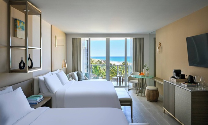 Singer Island Hotel | Two Oceanview Room | Perfect Getaway for Family Beach Escape