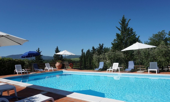 Montecatini Val di Cecina House | Two-room apartment #6 Wifi and pool in Tuscany