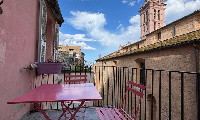 Bastia Apartment | Two-room apartment with terrace and view