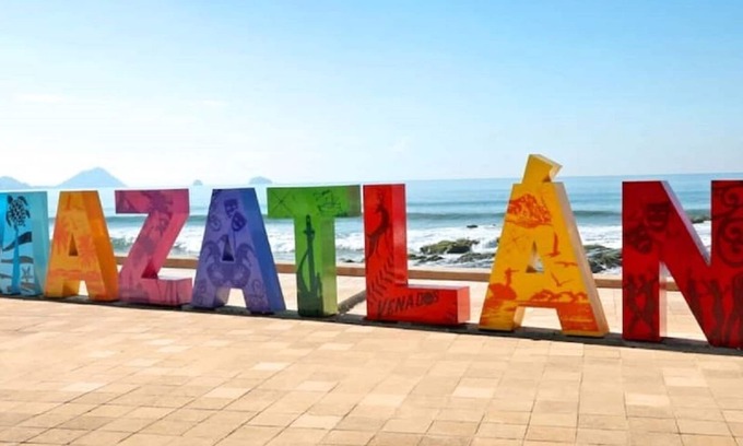 Mazatlan Apartment | Two-story house half a block from the beach.