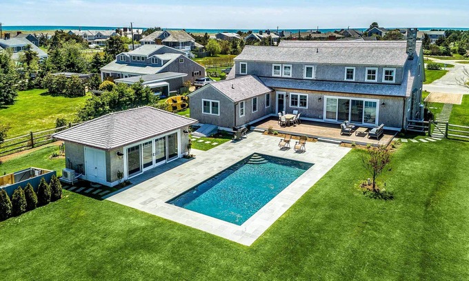 Katama House | Ultimate Coastal Chic Retreat With Pool