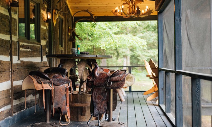 Grayling Cabin | 🦌 Uncle Tom's Cabin | Au Sable Riverfront Nature Escape | Game Room | Pet-Friendly ➠ 5644