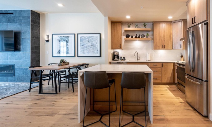 Tamarack Resort Condo | Unique 1 BR Condo in The Village|Fireplace|Balcony