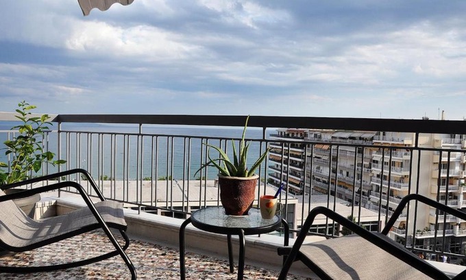 Kavala Apartment | Unique flat of refined luxury and splendid views.