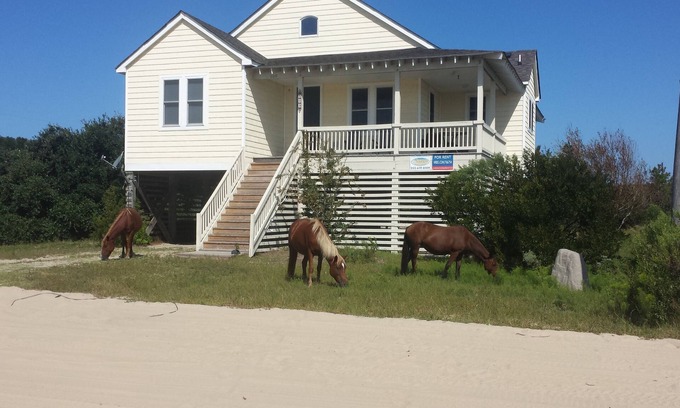 Corolla House | Unique Home In 4x4 Area Of Corolla where beaches are ranked #4 in America!