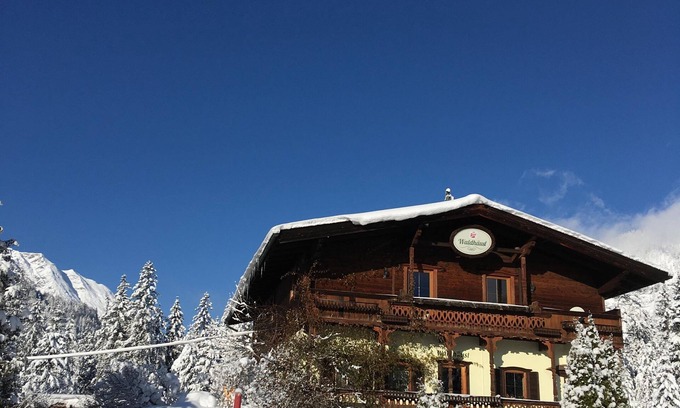 Steinberg am Rofan Apartment | Unusual double room without balcony - Haus Waldhäusl