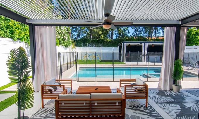 Tarzana House | Upscale Oasis with Pool, Spa & Game Room!