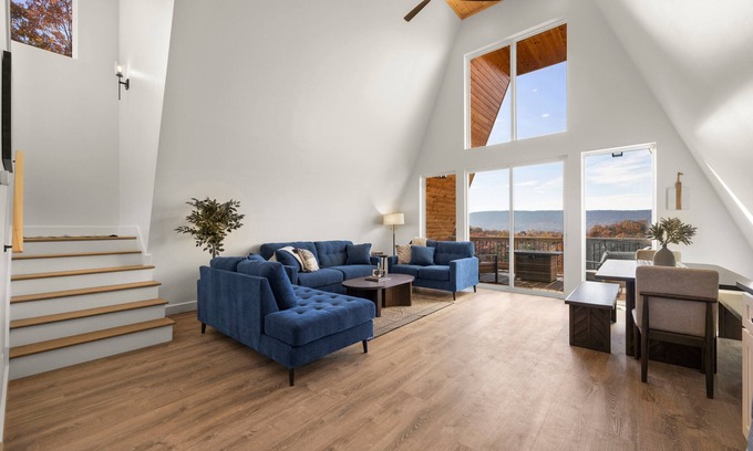 Chattanooga Valley Cabin | Urban Vista | Modern Design | A-Frame Cabin w/Views!
